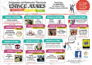 Soirées du vendredi avec l'OISCL pour septembre-octobre